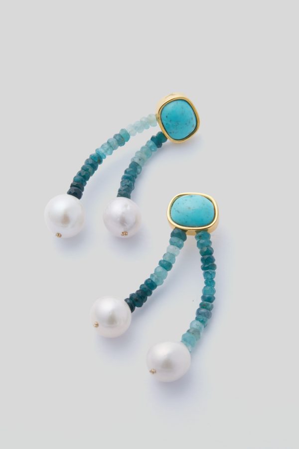 Turquoise Alvar Earrings Hot on Sale