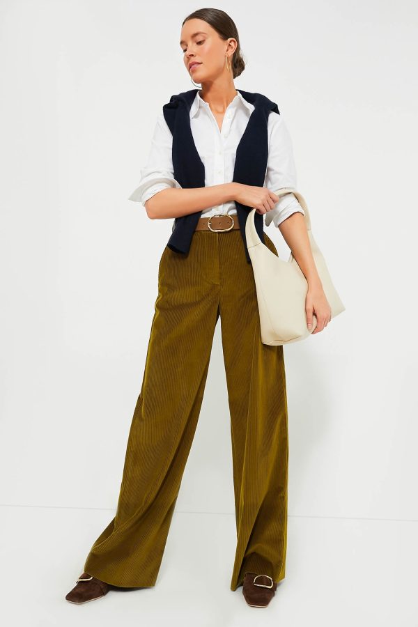 Green Tania Trousers Online Hot Sale