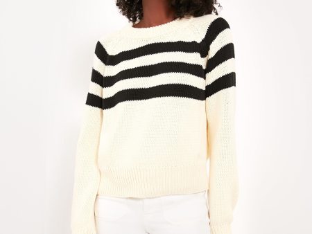 Black and Ivory Davide Pullover on Sale