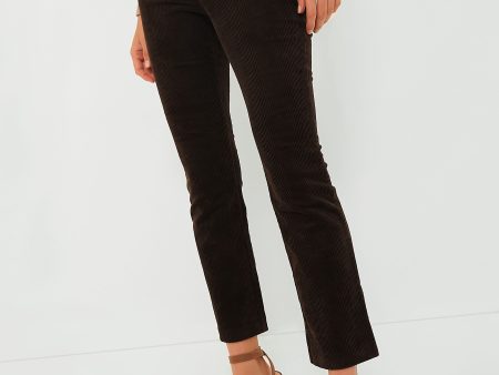 Brown Corduroy Ashford Pants For Cheap