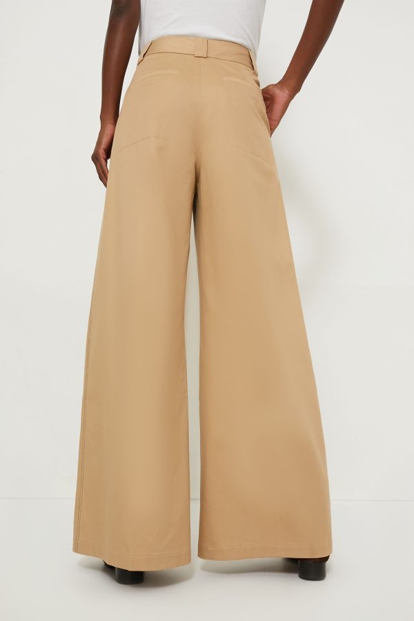 Khaki Argo Wideleg Trouser Fashion