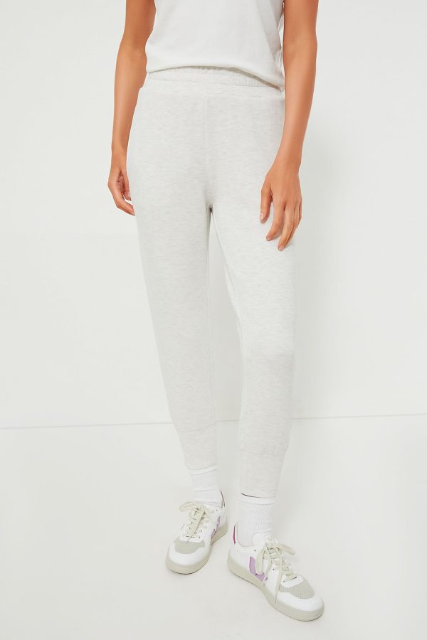 Ivory Marl The Slim Cuff Pant 25 Online Hot Sale