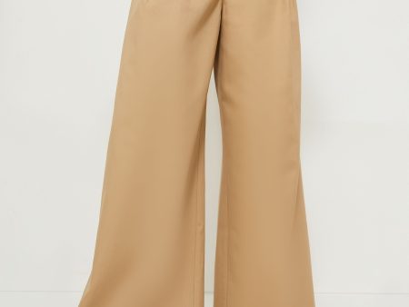 Khaki Argo Wideleg Trouser Fashion