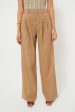 Khaki Mia Wide Leg Trouser Discount