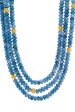 Berry & Bead Triple Strand Necklace Sale