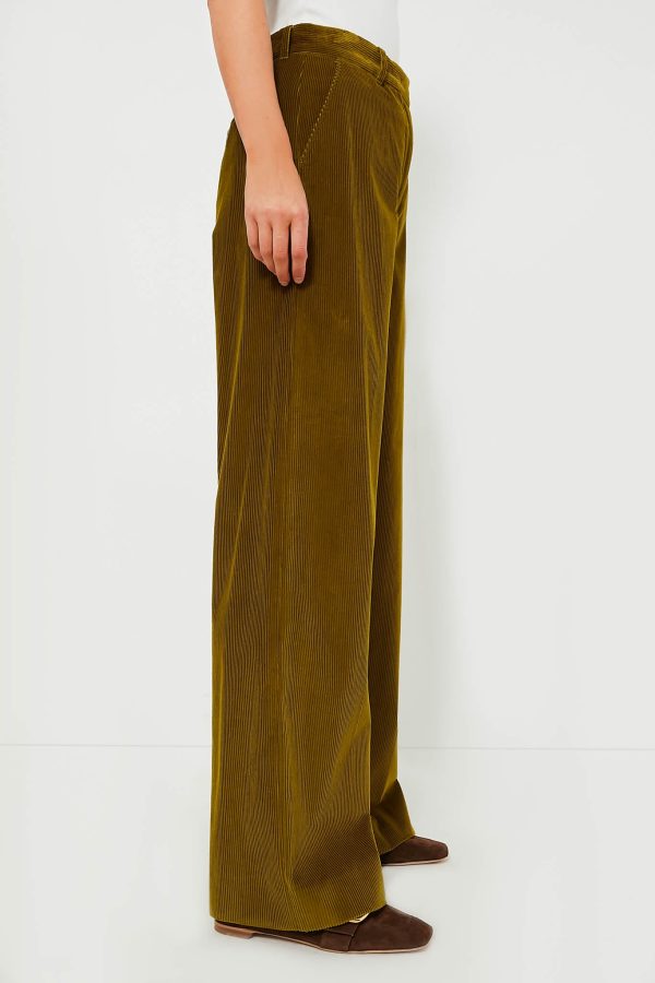 Green Tania Trousers Online Hot Sale