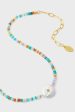 Multi Destination Necklace in Rainbow Opal Discount