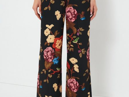 Baroque Floral Erin Pants Online Sale