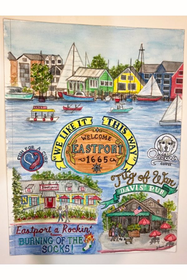 Unframed Collage - Eastport on Sale