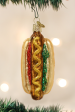 Glass Ornament - Hot Dog Supply