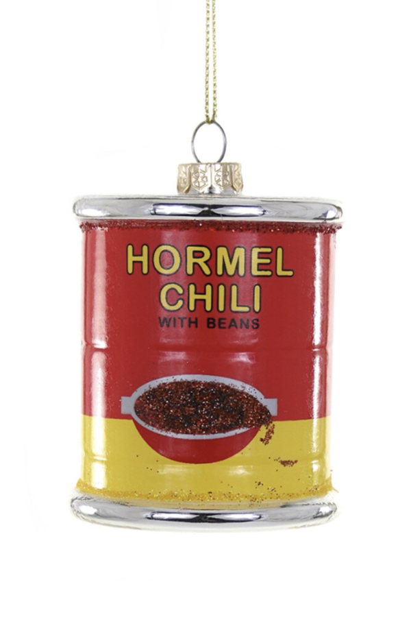 SIDEWALK SALE ITEM - Glass Ornament - Chili with Beans Online