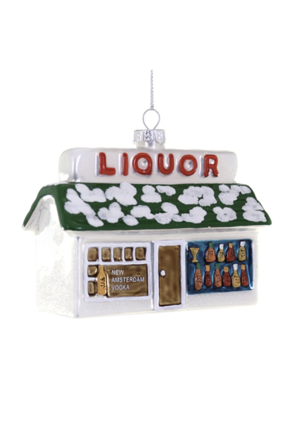 Glass Ornament - Liquor Store Online now