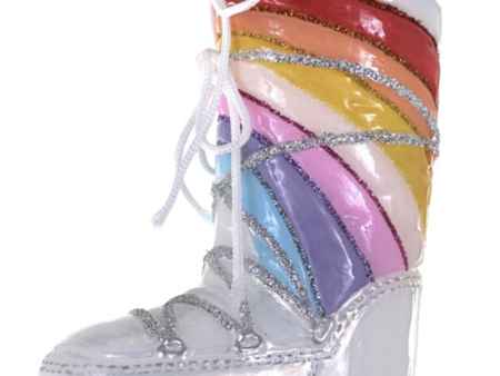 Glass Ornament - Rainbow Moon Boot Online Hot Sale