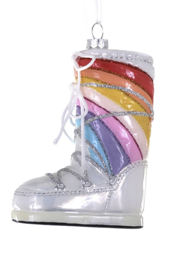 Glass Ornament - Rainbow Moon Boot Online Hot Sale