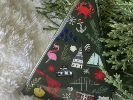 Acrylic Ornament - DOUBLE SIDED Maryland Christmas Tree Online now