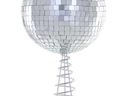 Disco Ball Tree Topper - Silver Supply